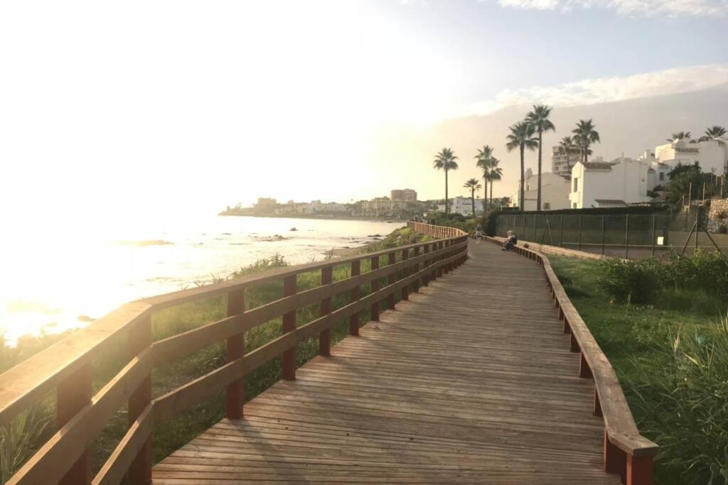 Bungalow Sea View, Pool, Tennis, Beach 5Min Walk Villa Mijas Exterior foto